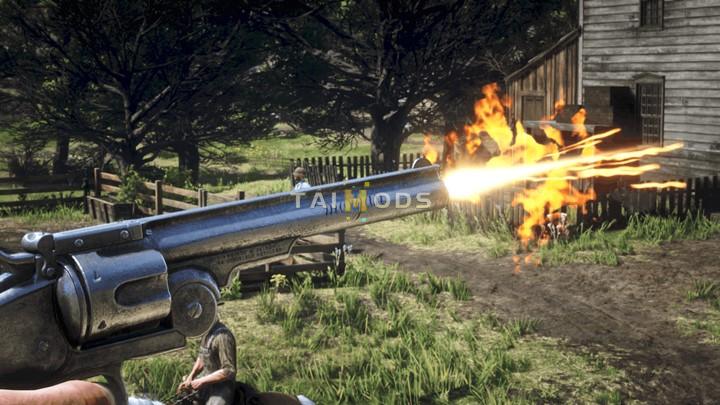 RDR2 - Morgan Text Engraving on the Schofield Revolver () RDR2 - Morgan Text Engraving on the Schofield Revolver ()