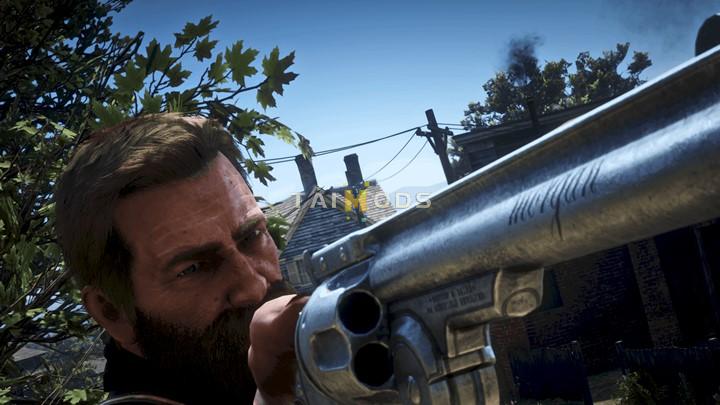 RDR2 - Morgan Text Engraving on the Schofield Revolver () RDR2 - Morgan Text Engraving on the Schofield Revolver ()