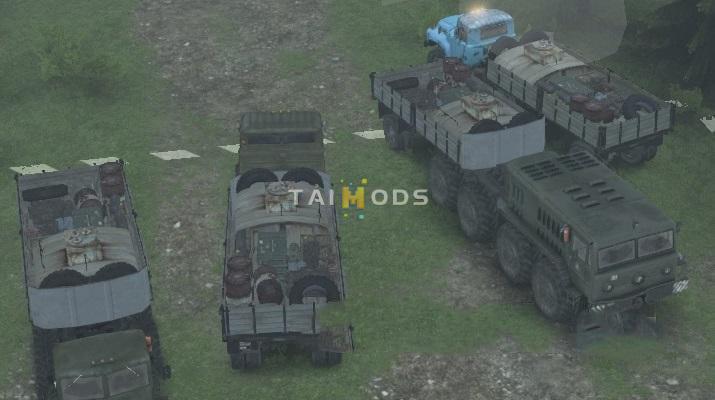 Spintires - Series Carriers No 2 + Wheels (V03.03.16) Spintires - Series Carriers No 2 + Wheels (V03.03.16)