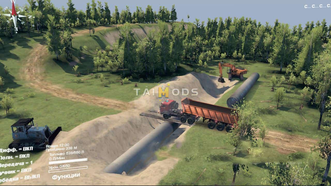Spintires - Kholmogorye Map V1.0 (V1.7.x) Spintires - Kholmogorye Map V1.0 (V1.7.x)