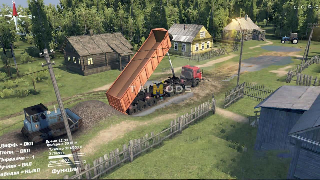 Spintires - Kholmogorye Map V1.0 (V1.7.x) Spintires - Kholmogorye Map V1.0 (V1.7.x)