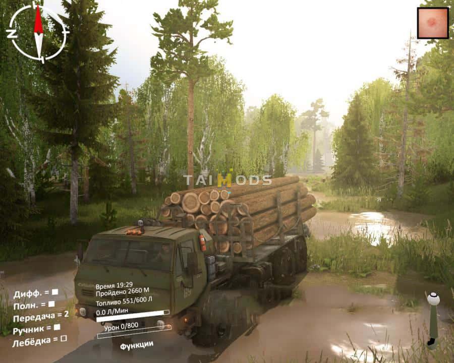 Spintires - Through Power Lines Map V1.0 (V1.7.x) Spintires - Through Power Lines Map V1.0 (V1.7.x)