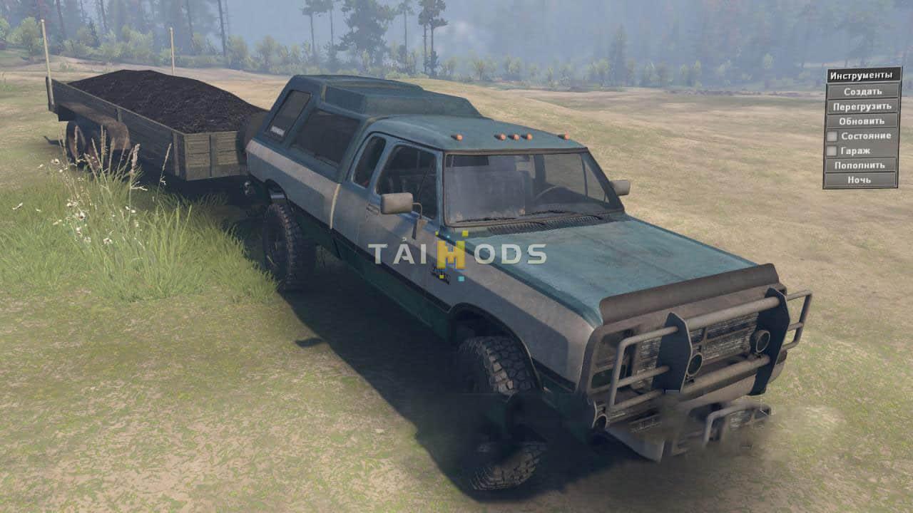 Spintires - 1991 Dodge Ram 2500 1st Gen Cummins V1.2 (V03.03.16) Spintires - 1991 Dodge Ram 2500 1st Gen Cummins V1.2 (V03.03.16)