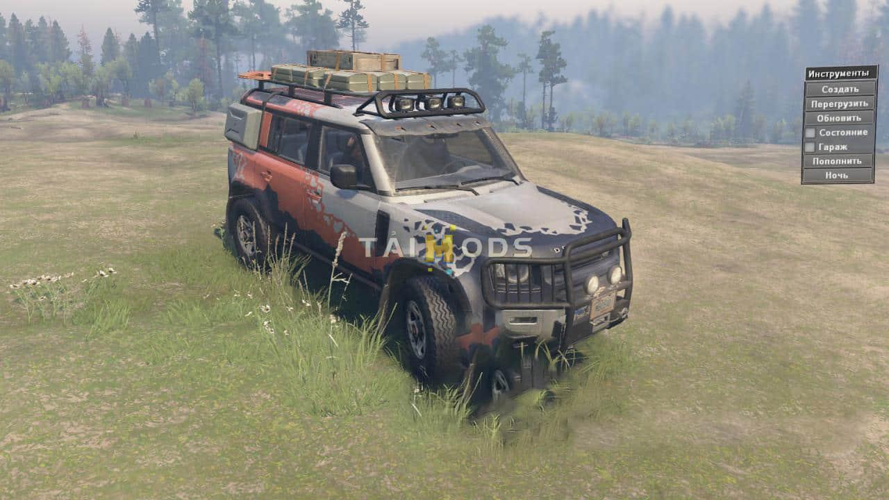 Spintires - LandRover Defender 110 v1 (V03.03.16) Spintires - LandRover Defender 110 v1 (V03.03.16)