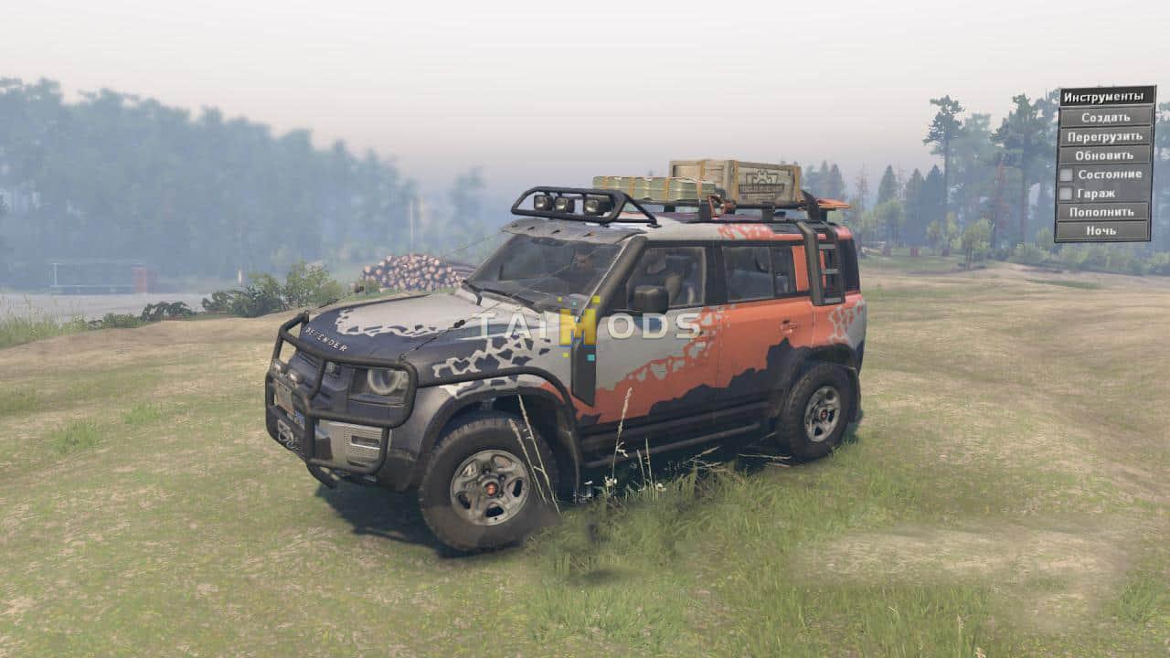 Spintires - LandRover Defender 110 v1 (V03.03.16) Spintires - LandRover Defender 110 v1 (V03.03.16)