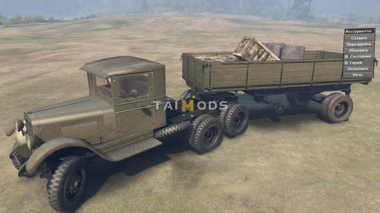 Spintires - ZIS-36 1940 Truck v1 (V1.7.x)