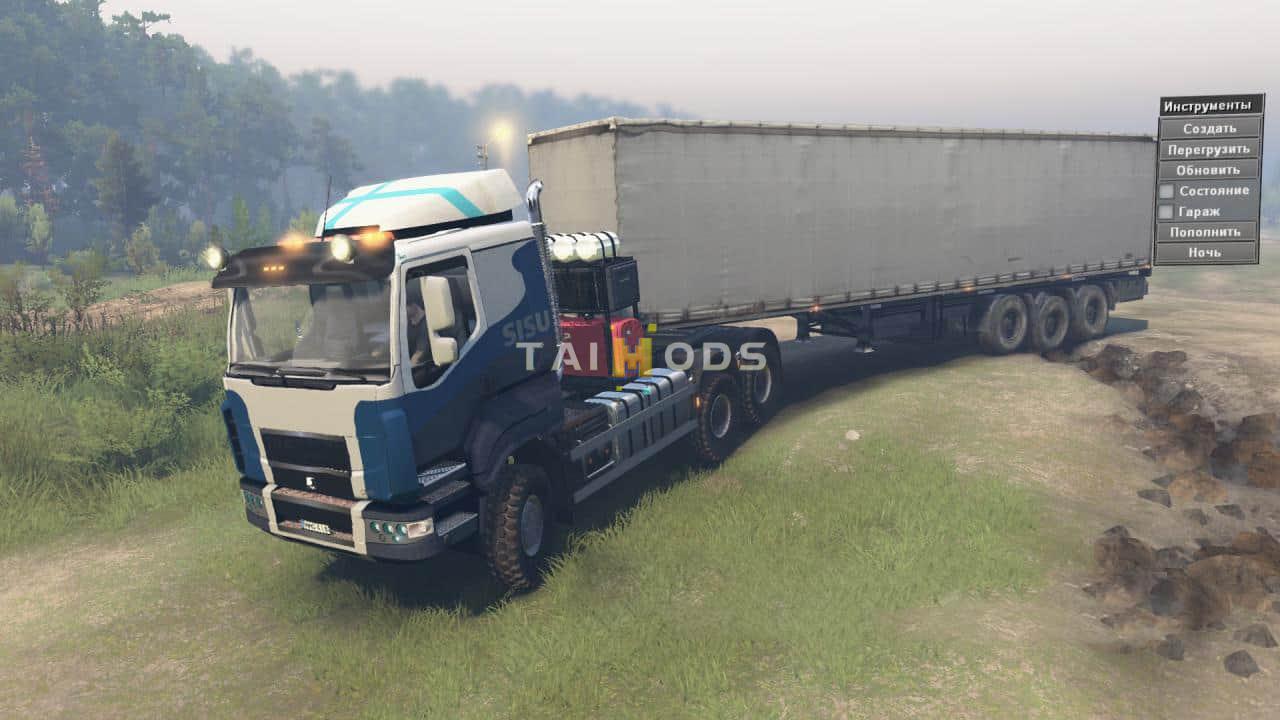 Spintires - Sisu C600 Truck V1.0 (V1.7.x) Spintires - Sisu C600 Truck V1.0 (V1.7.x)
