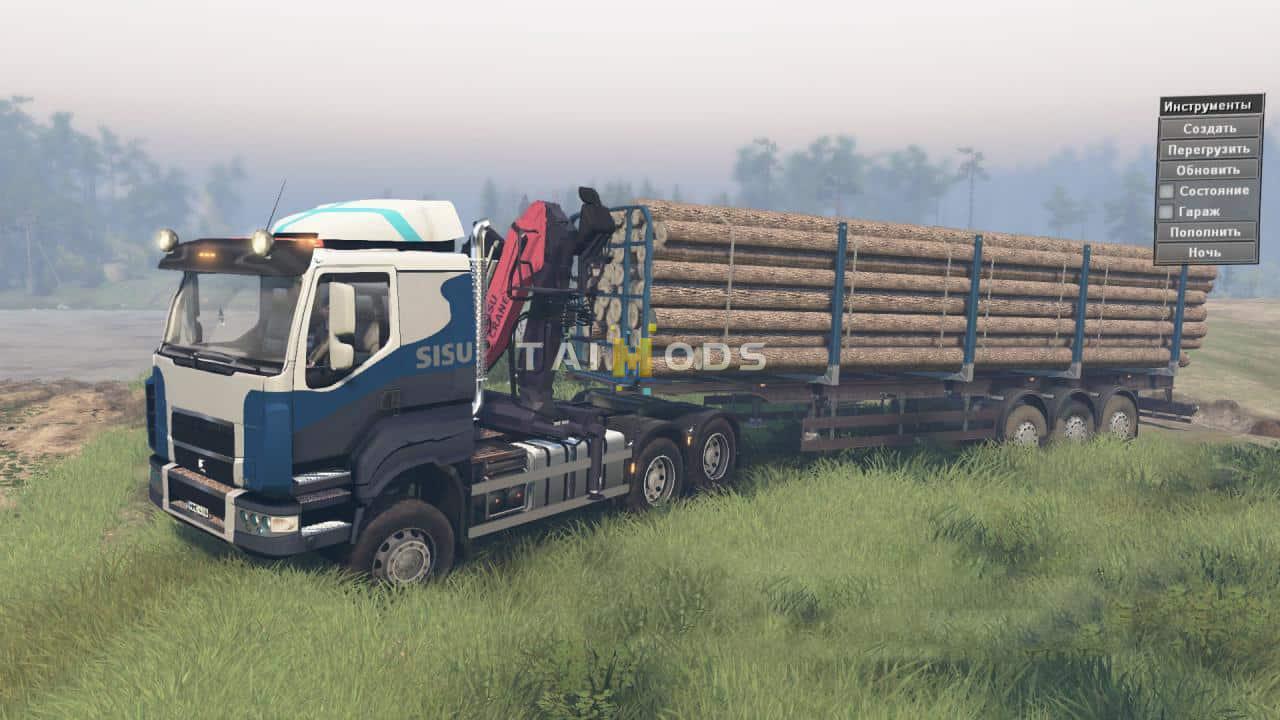 Spintires - Sisu C600 Truck V1.0 (V1.7.x) Spintires - Sisu C600 Truck V1.0 (V1.7.x)