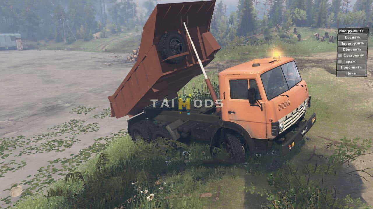 Spintires - KamAZ-55111 Dump Truck (V03.03.16)