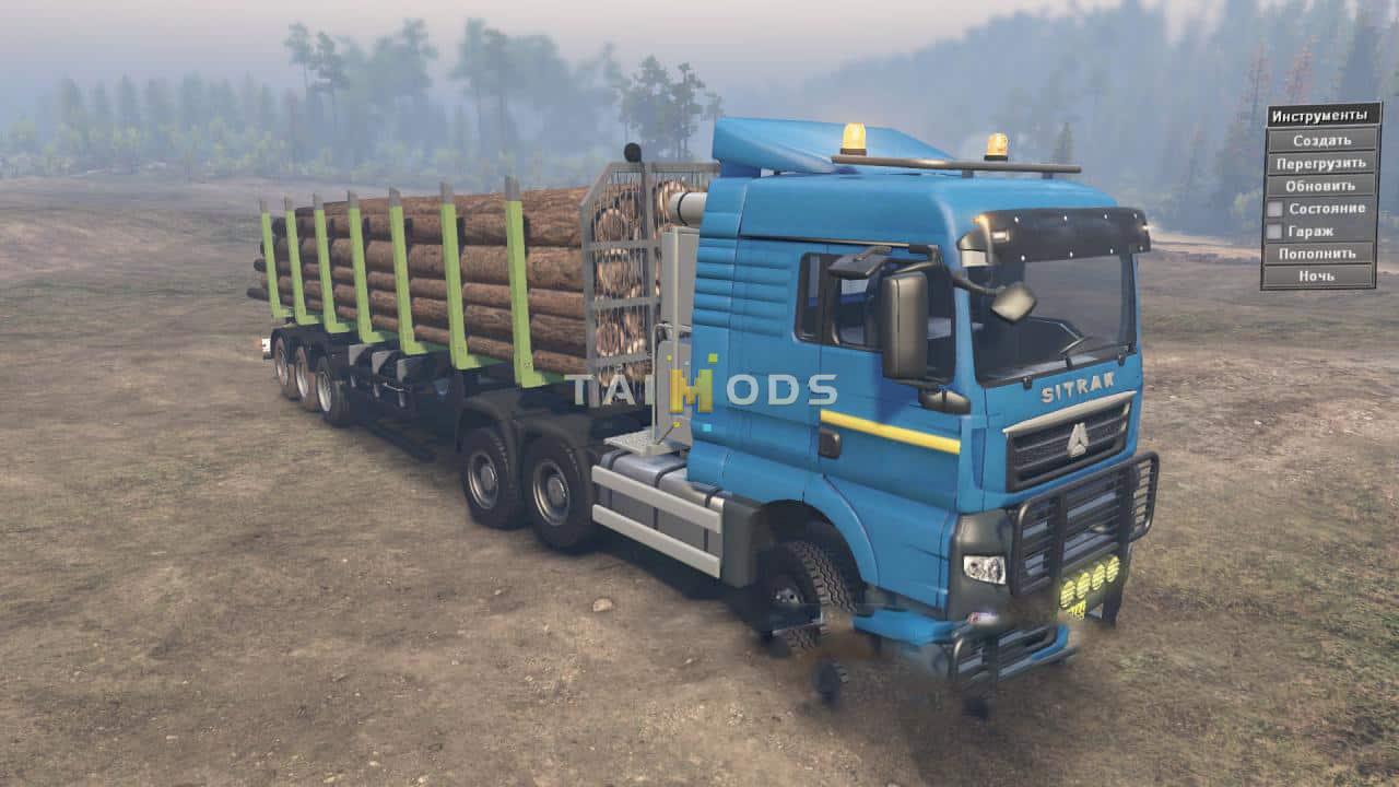 Spintires - Sitrak C7H540 Truck New V1 (V03.03.16) Spintires - Sitrak C7H540 Truck New V1 (V03.03.16)