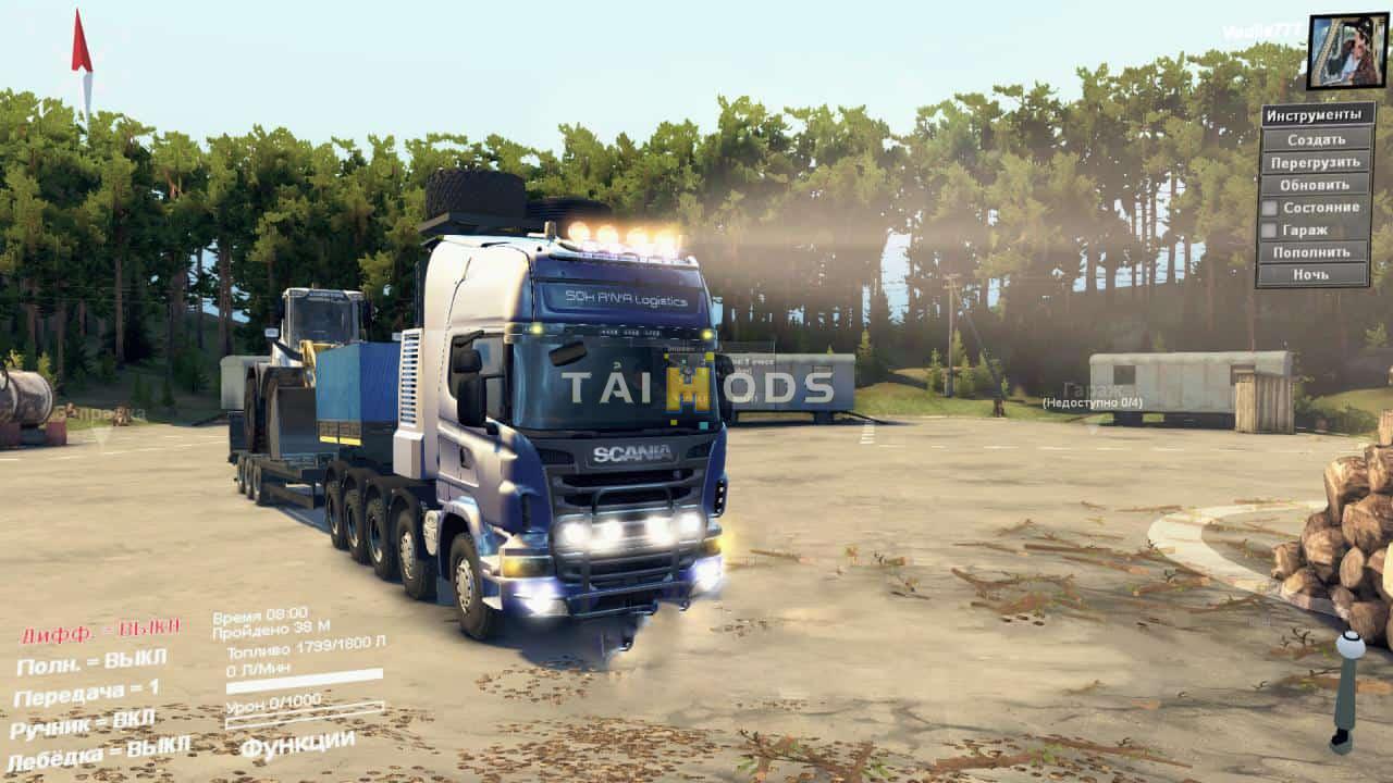Spintires - Scania R730 10x10 Truck V2.0 (V03.03.16) Spintires - Scania R730 10x10 Truck V2.0 (V03.03.16)
