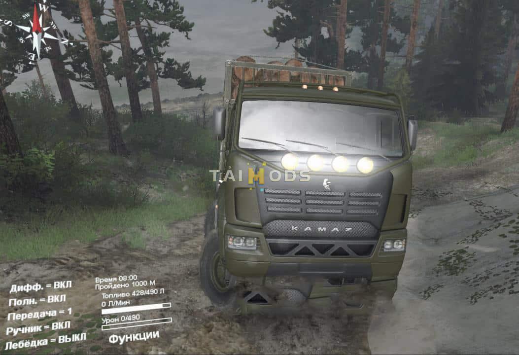 Spintires - KamAZ 6560 with Concept Cabin V1.1 (V03.03.16) Spintires - KamAZ 6560 with Concept Cabin V1.1 (V03.03.16)