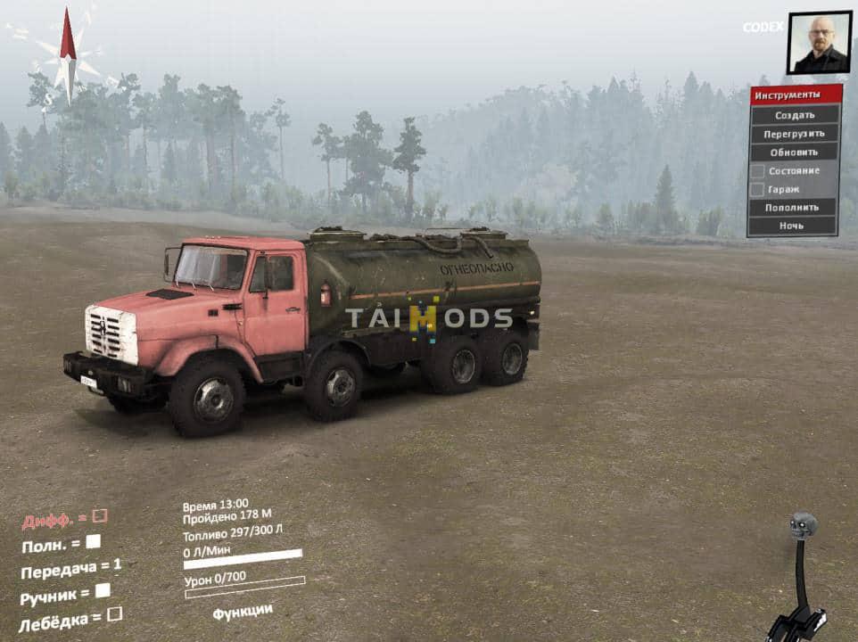 Spintires - Zil X4334 8x8 Truck (V03.03.16) Spintires - Zil X4334 8x8 Truck (V03.03.16)