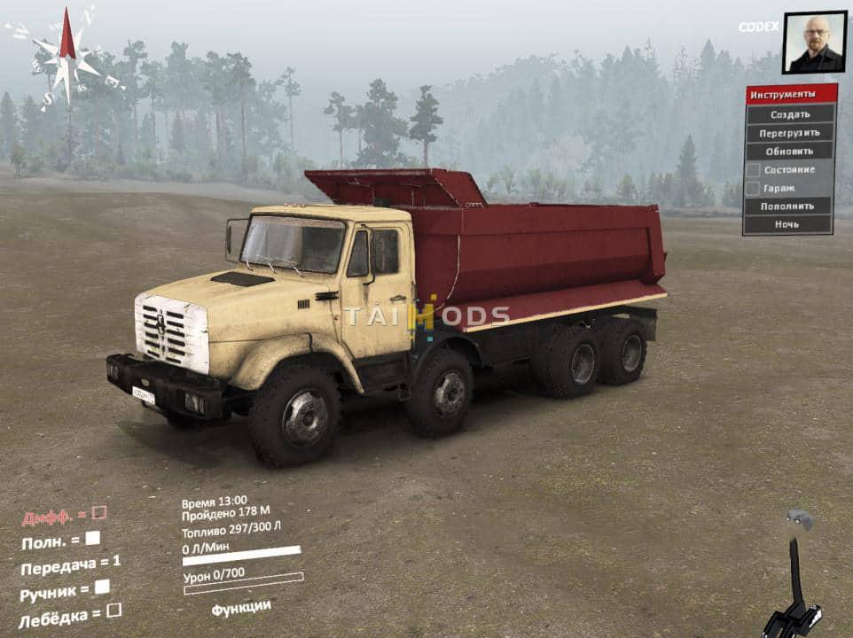 Spintires - Zil X4334 8x8 Truck (V03.03.16) Spintires - Zil X4334 8x8 Truck (V03.03.16)