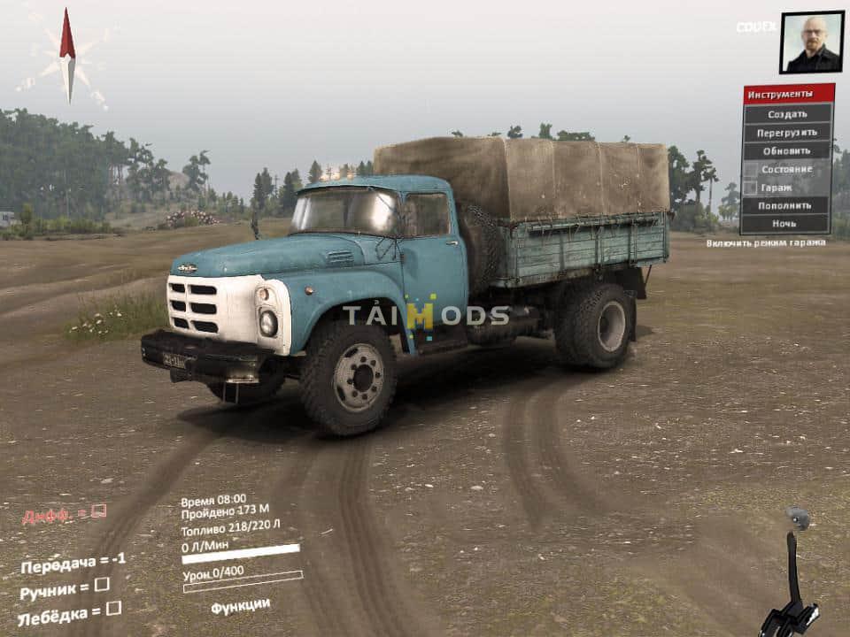 Spintires - Something 8 – ZiL-8E130G Mod (V03.03.16) Spintires - Something 8 – ZiL-8E130G Mod (V03.03.16)