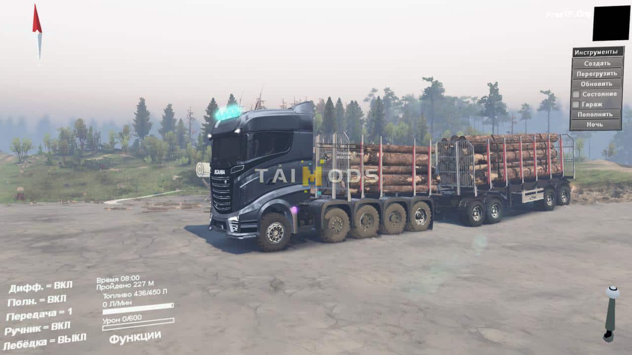 Spintires - Scania R1000 Truck V08.12.19 (V03.03.16) Spintires - Scania R1000 Truck V08.12.19 (V03.03.16)