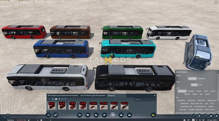 Transport Fever 2 - Asset Bus with Colors () Transport Fever 2 - Asset Bus with Colors ()