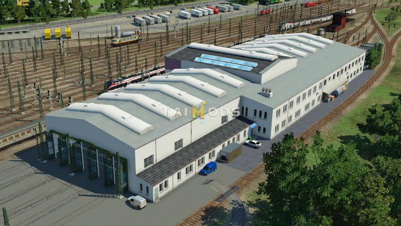 Transport Fever 2 - Asset Badischer Bahnhof Basel Depot () Transport Fever 2 - Asset Badischer Bahnhof Basel Depot ()
