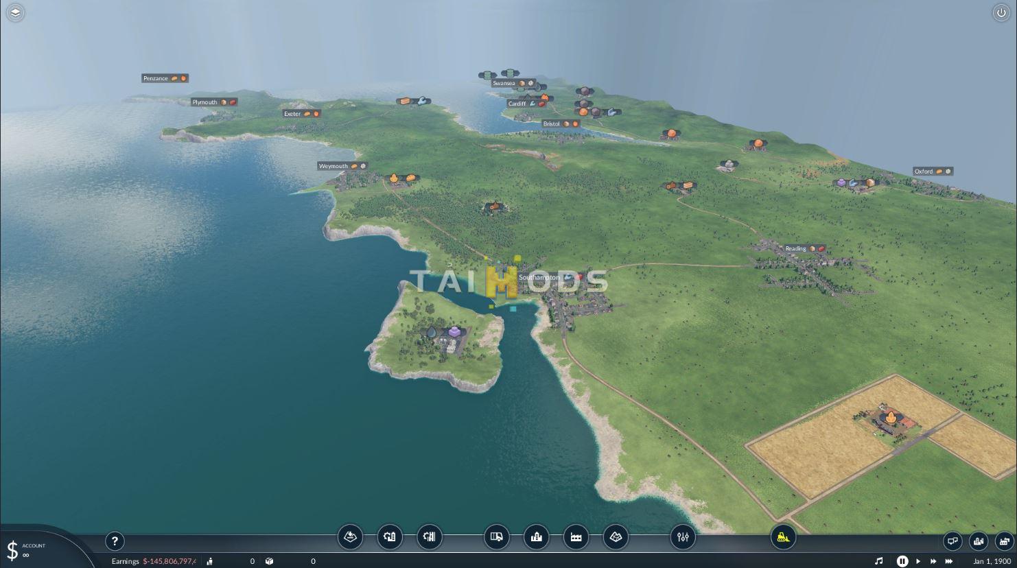 Transport Fever 2 - France XL Map () Transport Fever 2 - France XL Map ()