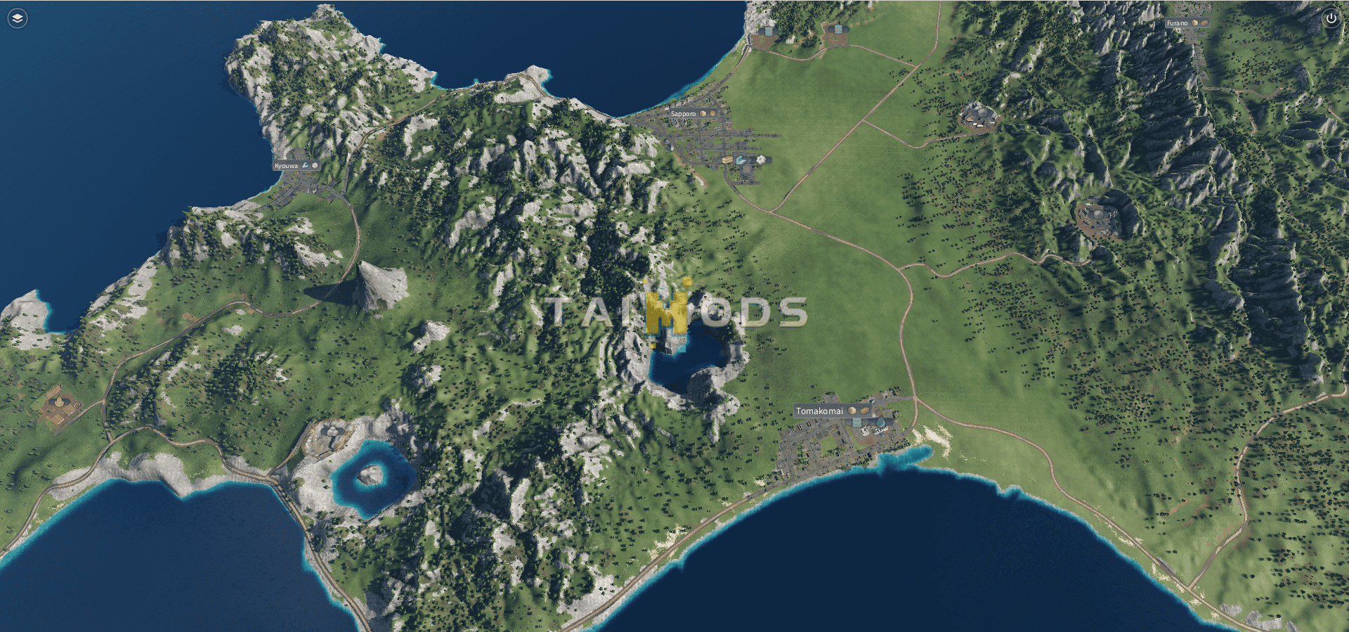 Transport Fever 2 - Hokkaido Map () Transport Fever 2 - Hokkaido Map ()