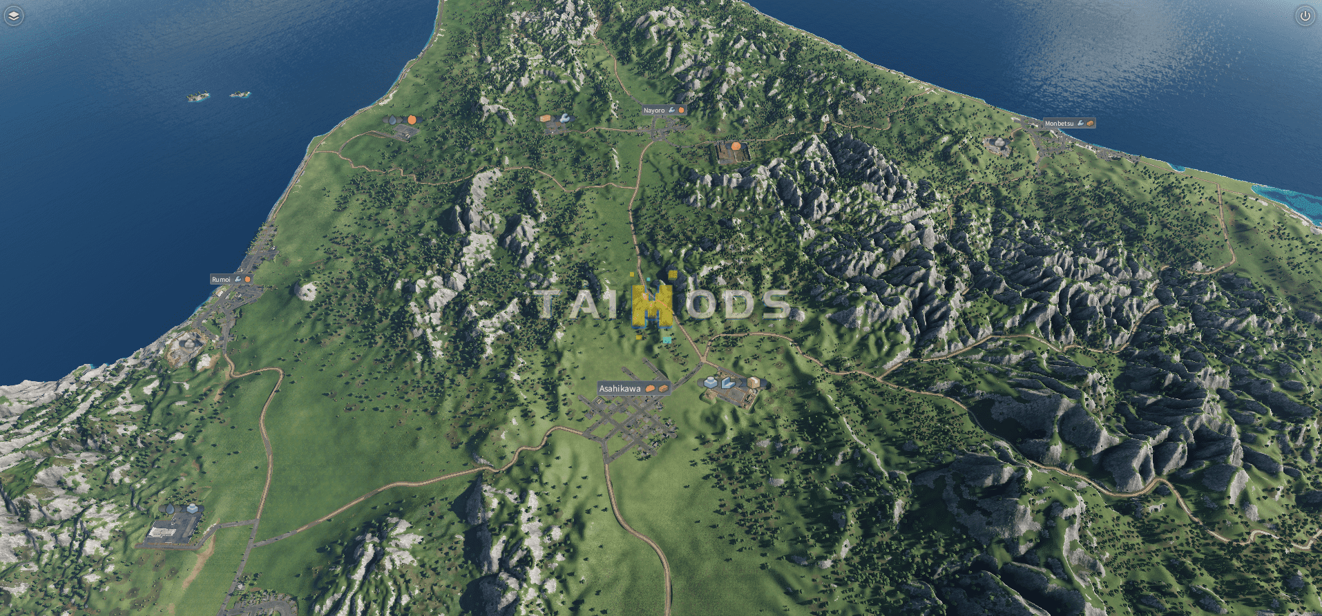 Transport Fever 2 - Hokkaido Map () Transport Fever 2 - Hokkaido Map ()