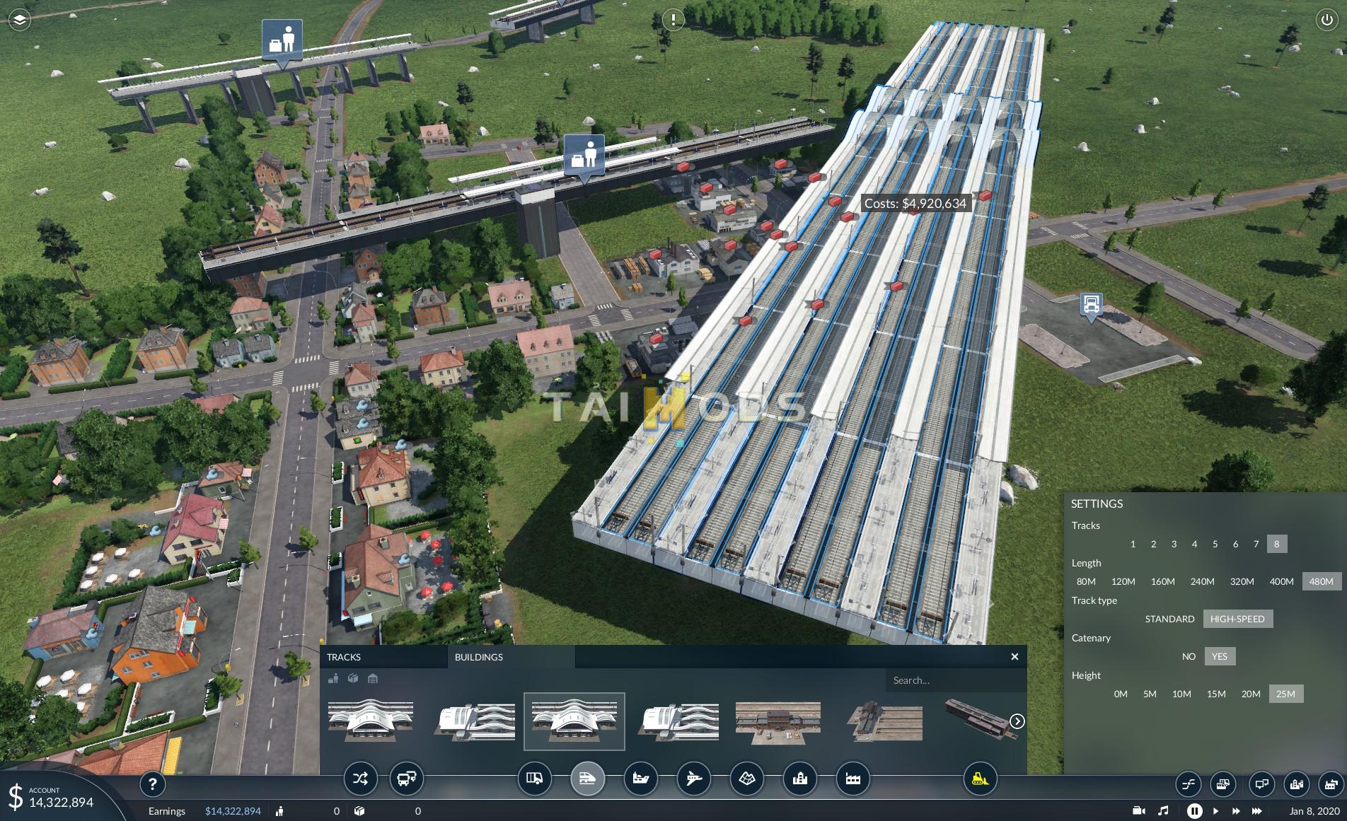 Transport Fever 2 - Modular Elevated Station for Passengers () Transport Fever 2 - Modular Elevated Station for Passengers ()