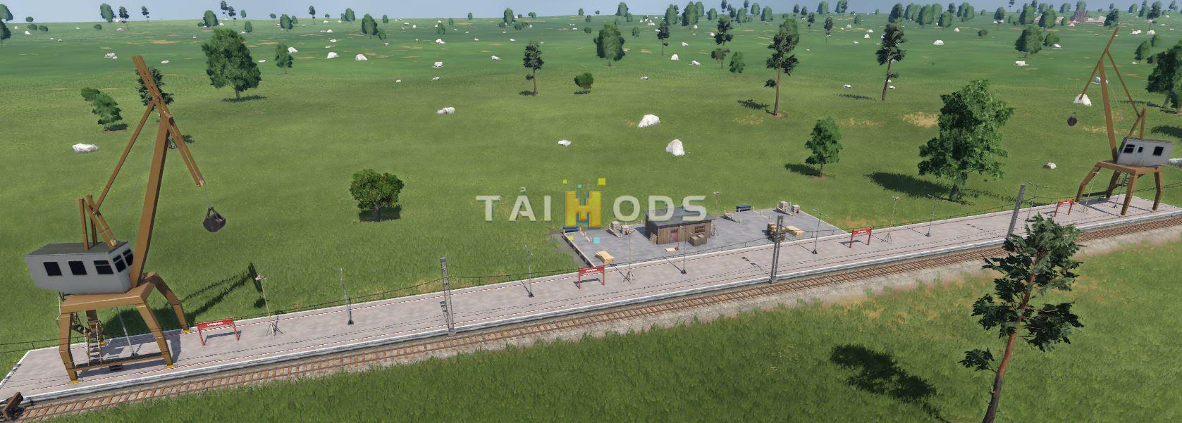 Transport Fever 2 - Crane Cargo Platforms () Transport Fever 2 - Crane Cargo Platforms ()