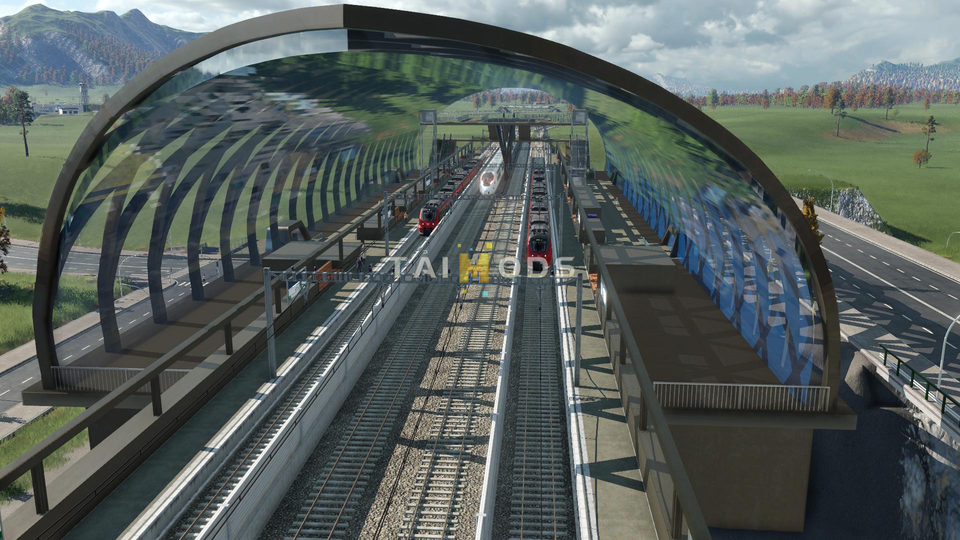 Transport Fever 2 - Hamburg Elbbrücken Station 1.0 () Transport Fever 2 - Hamburg Elbbrücken Station 1.0 ()