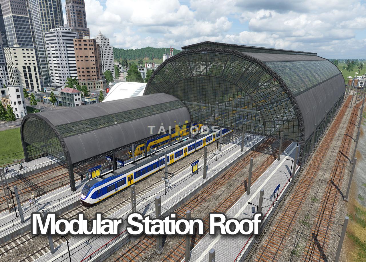 Transport Fever 2 - Modular Station Roof () Transport Fever 2 - Modular Station Roof ()