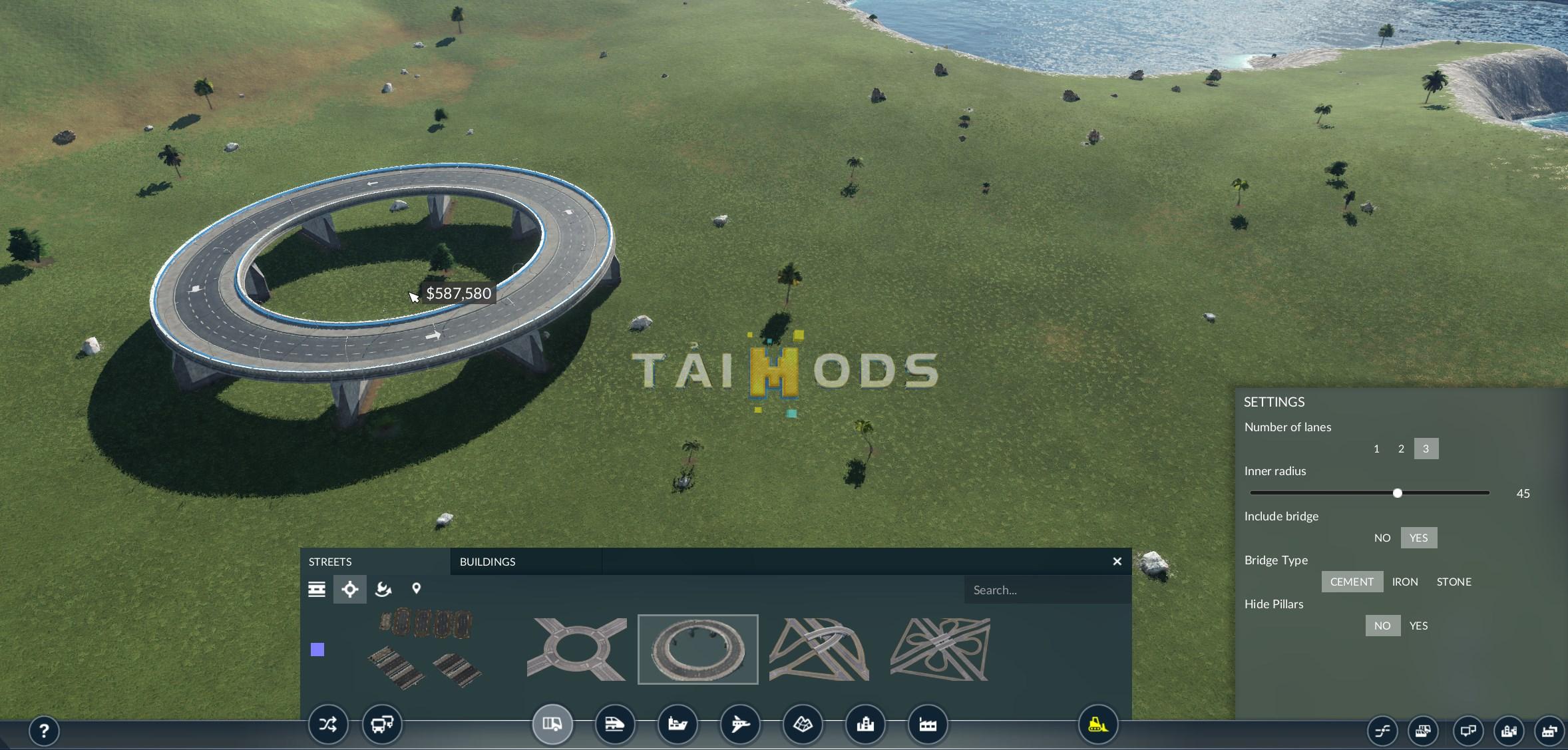 Transport Fever 2 - Better Roundabout () Transport Fever 2 - Better Roundabout ()
