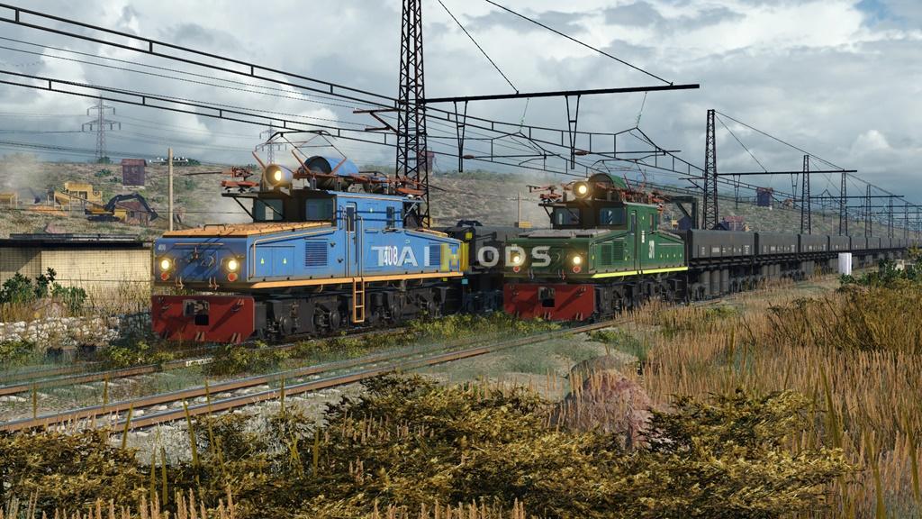 Transport Fever 2 - Industrial Locomotive EL2 ()