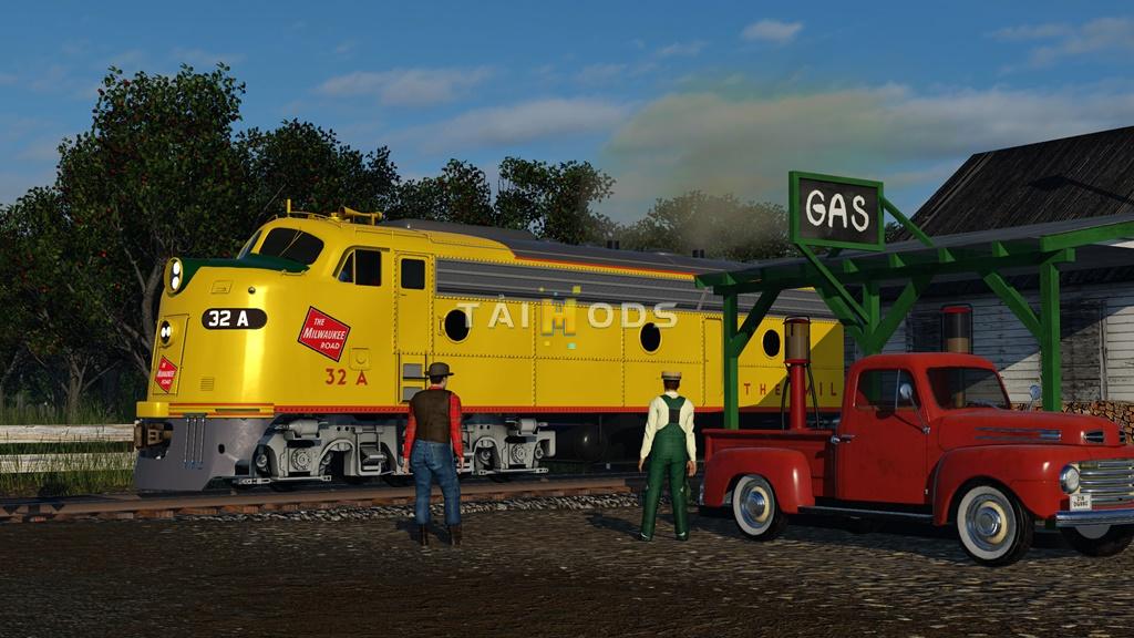 Transport Fever 2 - EMD E8 Milwaukee Road Units () Transport Fever 2 - EMD E8 Milwaukee Road Units ()