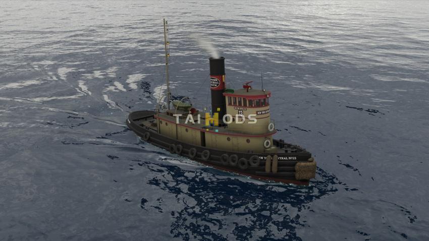 Transport Fever 2 - Railroad Steam Tugboat & Covered Barge () Transport Fever 2 - Railroad Steam Tugboat & Covered Barge ()