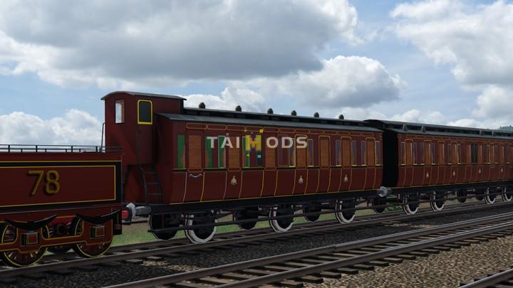 Transport Fever 2 - Midland Railway Compartment Car Set () Transport Fever 2 - Midland Railway Compartment Car Set ()
