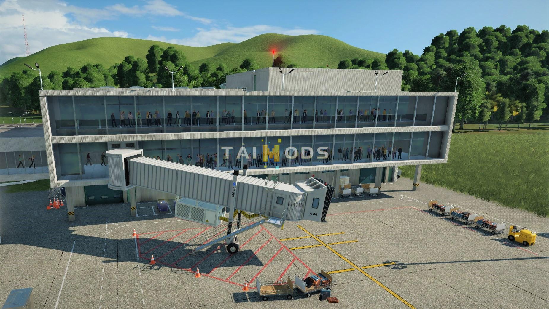 Transport Fever 2 - High Capacity PAX Airport Terminal () Transport Fever 2 - High Capacity PAX Airport Terminal ()