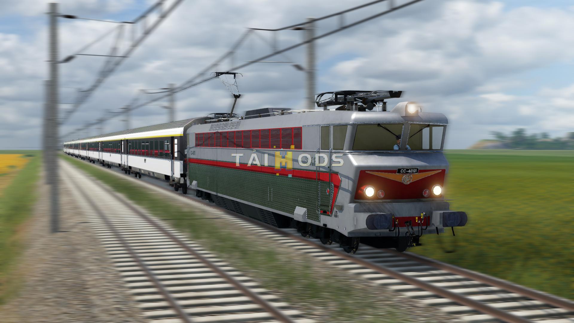 Transport Fever 2 - SNCF CC40100 () Transport Fever 2 - SNCF CC40100 ()