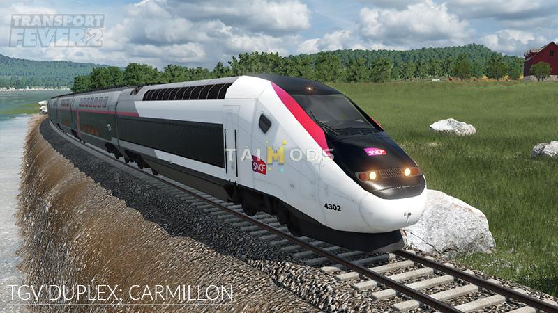 Transport Fever 2 - TGV Duplex: Carmillon () Transport Fever 2 - TGV Duplex: Carmillon ()