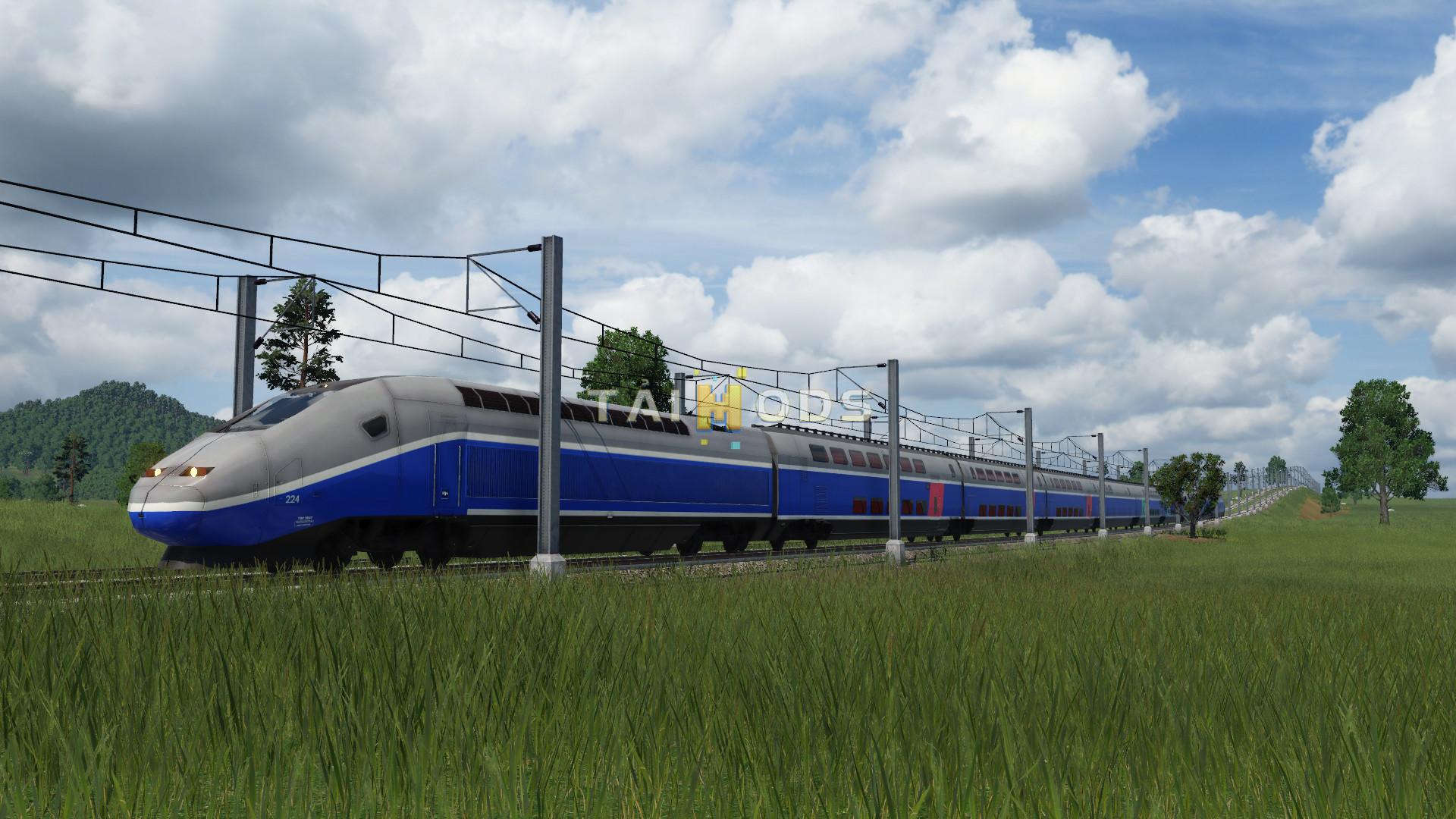 Transport Fever 2 - TGV Duplex () Transport Fever 2 - TGV Duplex ()