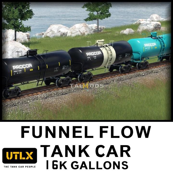 Transport Fever 2 - 16k Gallon Funnel Flow Tankcar () Transport Fever 2 - 16k Gallon Funnel Flow Tankcar ()