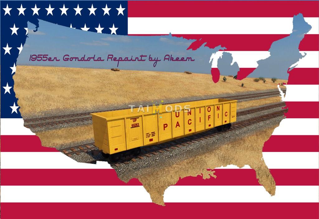 Transport Fever 2 - Gondola 1955 - Union Pacific + Fake Wagon () Transport Fever 2 - Gondola 1955 - Union Pacific + Fake Wagon ()