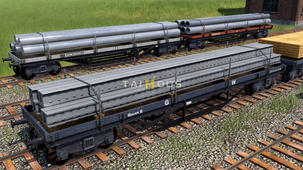 Transport Fever 2 - GWR Bolster Waggons () Transport Fever 2 - GWR Bolster Waggons ()
