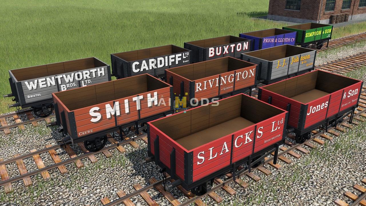 Transport Fever 2 - British Private Owners Open Waggons Addon ()