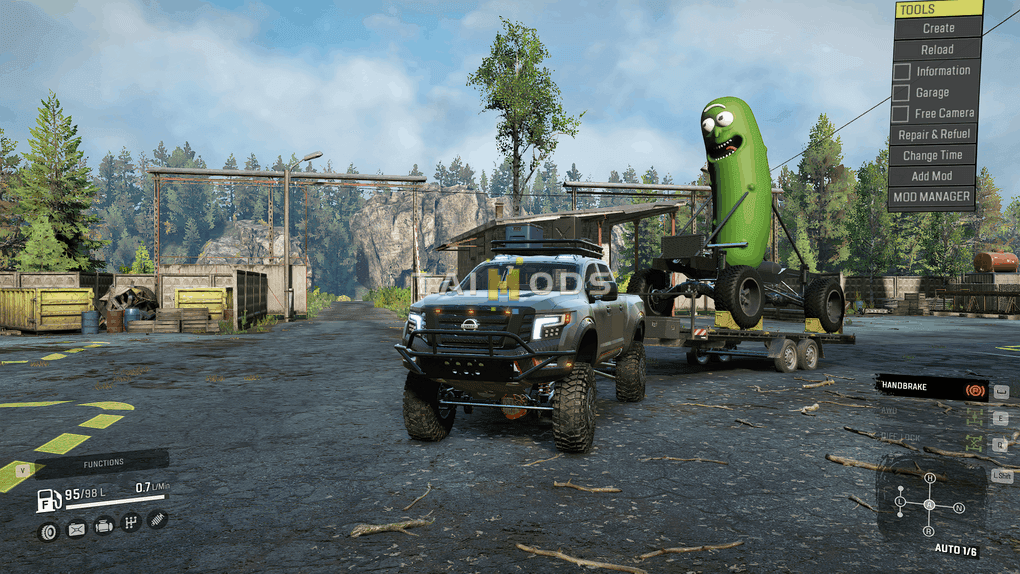 SnowRunner - Frogs Pickle Rick Mobile (Parade Float) V1.0 (V10.1) SnowRunner - Frogs Pickle Rick Mobile (Parade Float) V1.0 (V10.1)