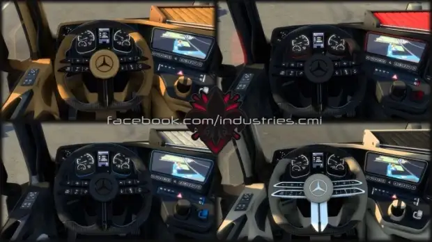 ETS2 - Mercedes-Benz Actros MP4 CMI Interior Bundle ETS2 - Mercedes-Benz Actros MP4 CMI Interior Bundle