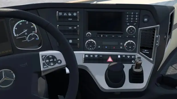 ETS2 - Actros Plus: New Actros MP4 Cabin Overhaul v1.1 ETS2 - Actros Plus: New Actros MP4 Cabin Overhaul v1.1