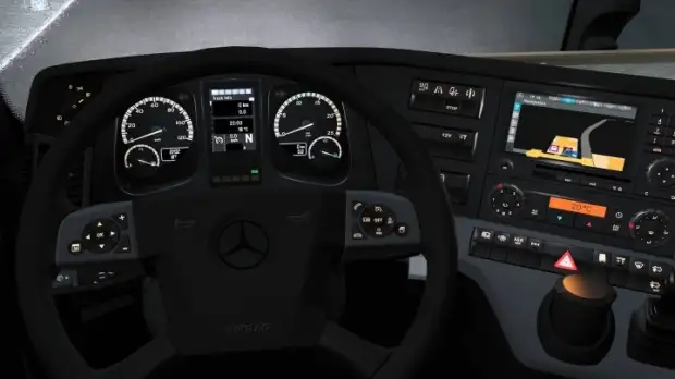 ETS2 - Actros Plus: New Actros MP4 Cabin Overhaul (1.43.x) ETS2 - Actros Plus: New Actros MP4 Cabin Overhaul (1.43.x)