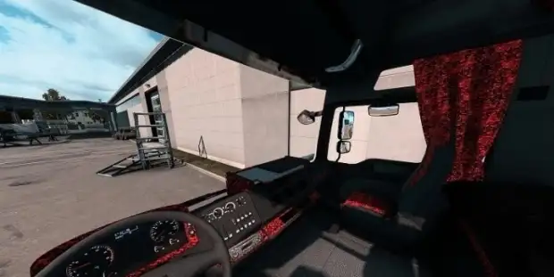 ETS2 - MAN TGA Red Danish Plusch Interior + Exterior (1.43.x) ETS2 - MAN TGA Red Danish Plusch Interior + Exterior (1.43.x)