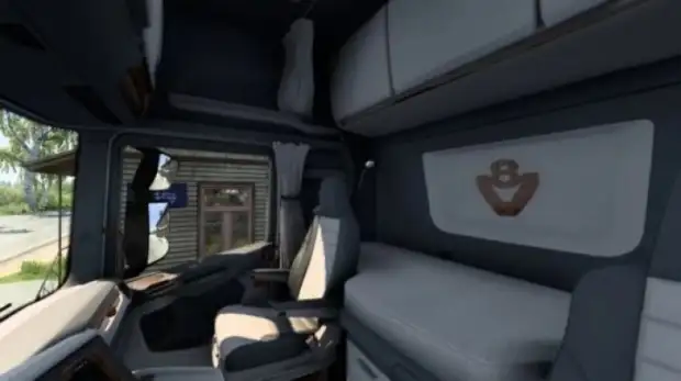 ETS2 - Scania NextGen Detailed Wood Interior (1.43.x)