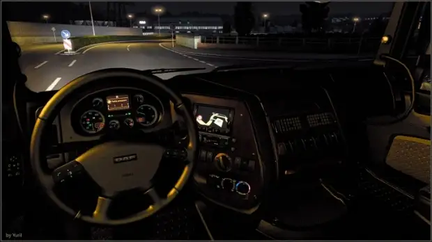 ETS2 - Dark Interior for DAF XF 105 V3.3 (1.42.x) ETS2 - Dark Interior for DAF XF 105 V3.3 (1.42.x)