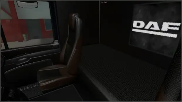 ETS2 - Dark Interior for DAF XF 105 V3.3 (1.42.x) ETS2 - Dark Interior for DAF XF 105 V3.3 (1.42.x)